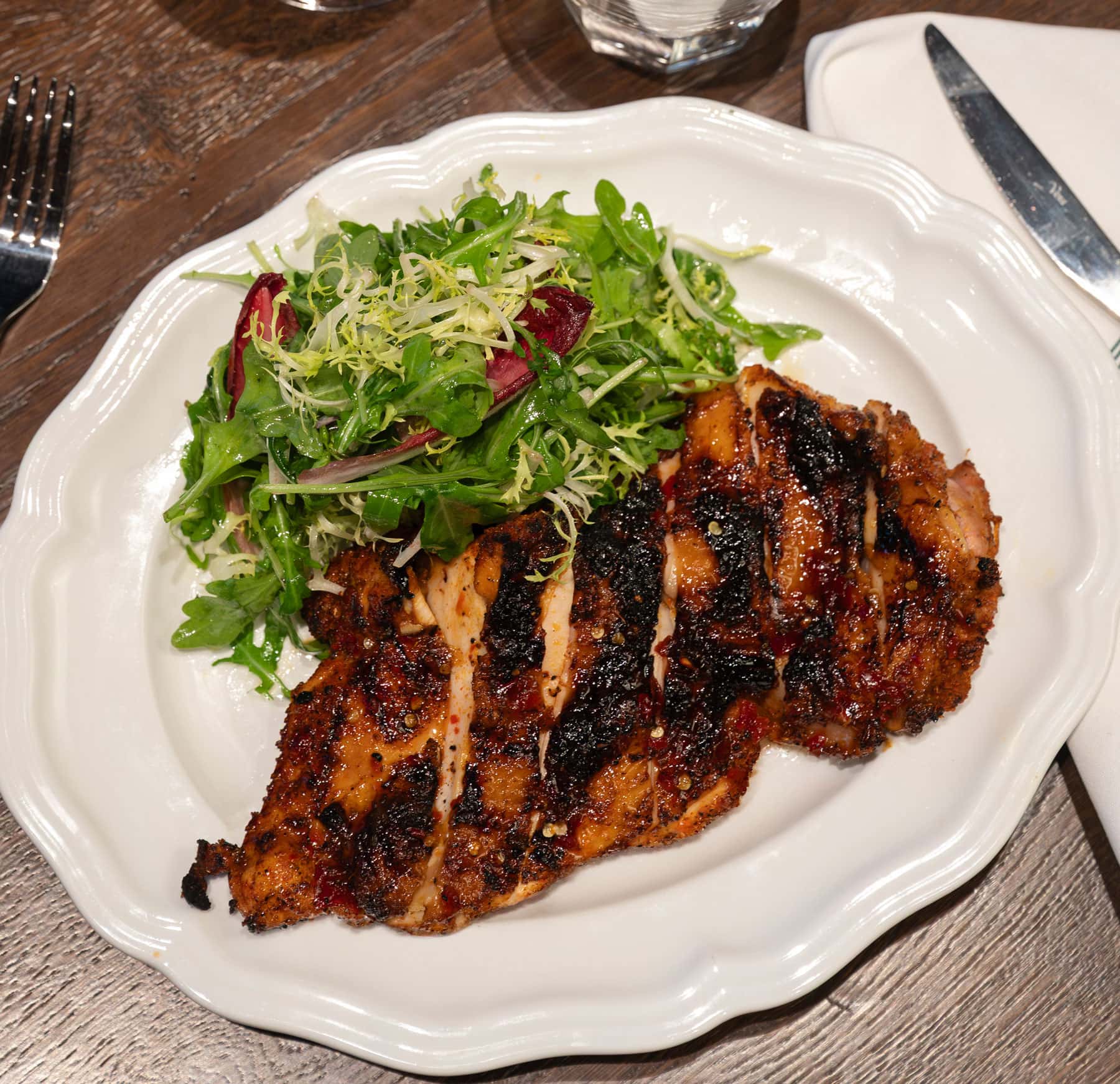willow osteria clovis spicy grilled half chicken